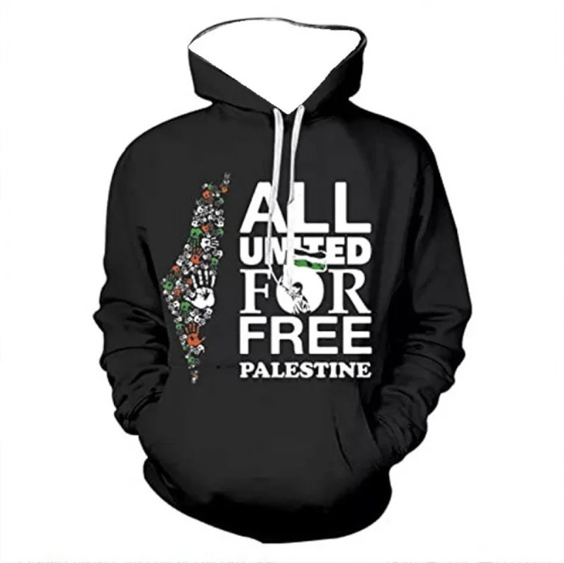 

Hot Selling Children's/adult Long Sleeved Hooded Sweatshirt New Outdoor Casual Football Sports Top World Peace Printed Pullover