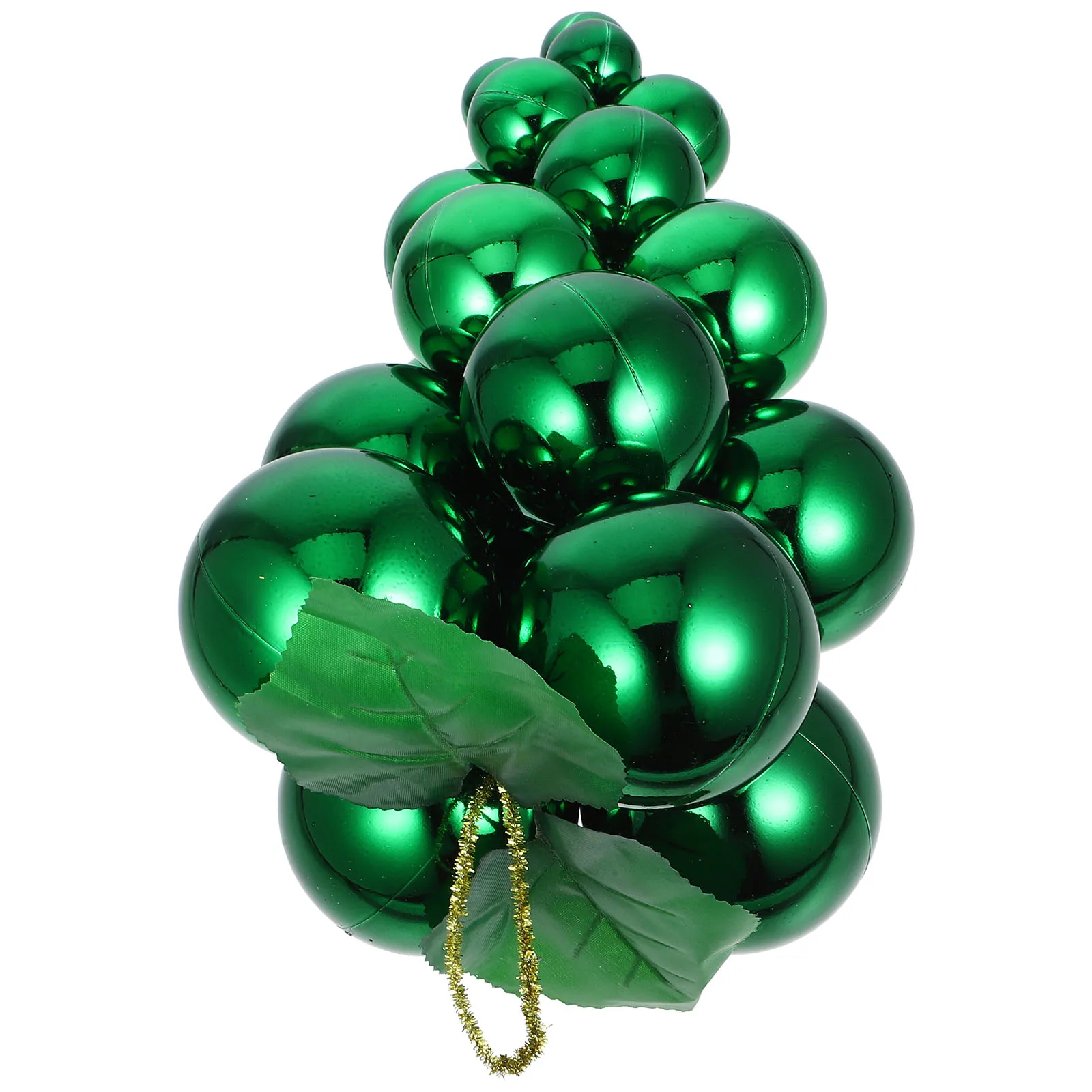 

Christmas Tree Decorations Green Artificial Plastic Balls Hanging Pendant Holiday Grape Accessories Realistic Versatile