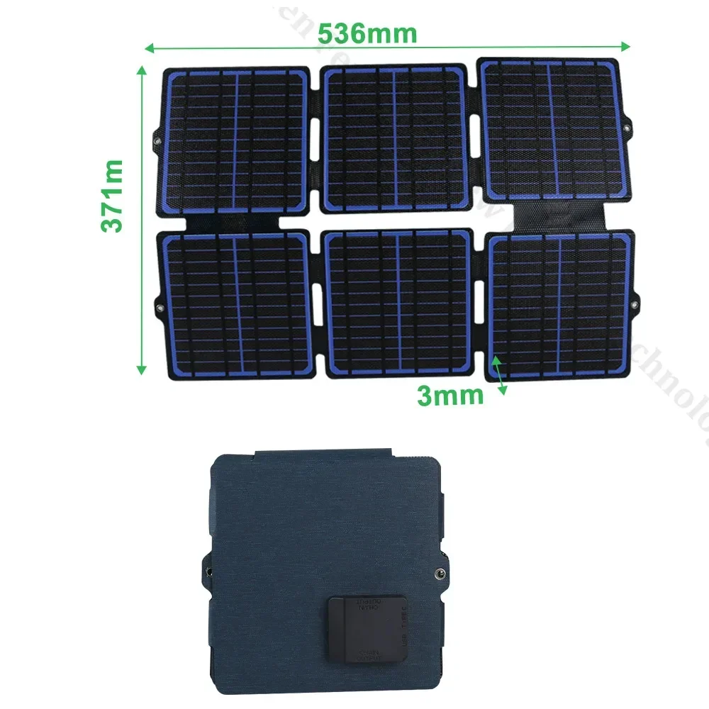 5V 12V DC USB Mobile Phone Charger Solar Power System 30W Fold Folding Foldable Solar Panel