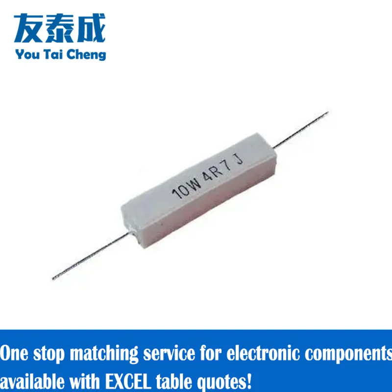 5PCS,DIP Cement Type Resistors 10W 5% 47Ω 51Ω 56Ω 62Ω 68Ω 75Ω 82Ω 100Ω 120Ω 150Ω 180Ω 200Ω 220Ω 240Ω 270Ω 300Ω 330Ω 390Ω 470Ω