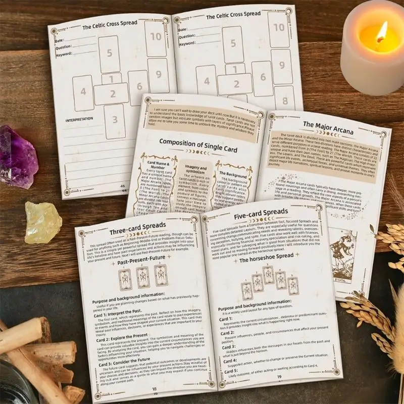 

652F Дневник Таро из переработанной бумаги, предназначенный для организованной ритуальной документации