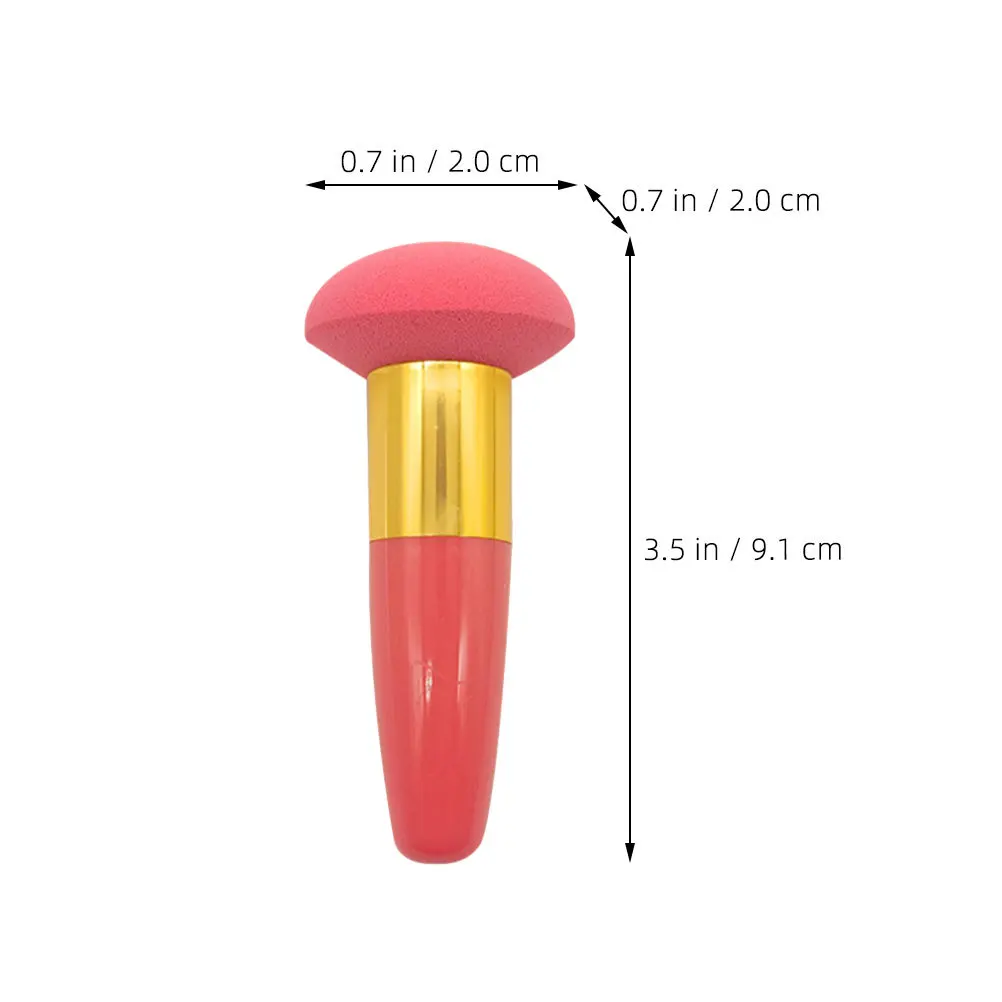 Esponja de base suave, mango de esponja en polvo, esponja de mezcla duradera, herramienta de maquillaje para aplicación de corrector facial