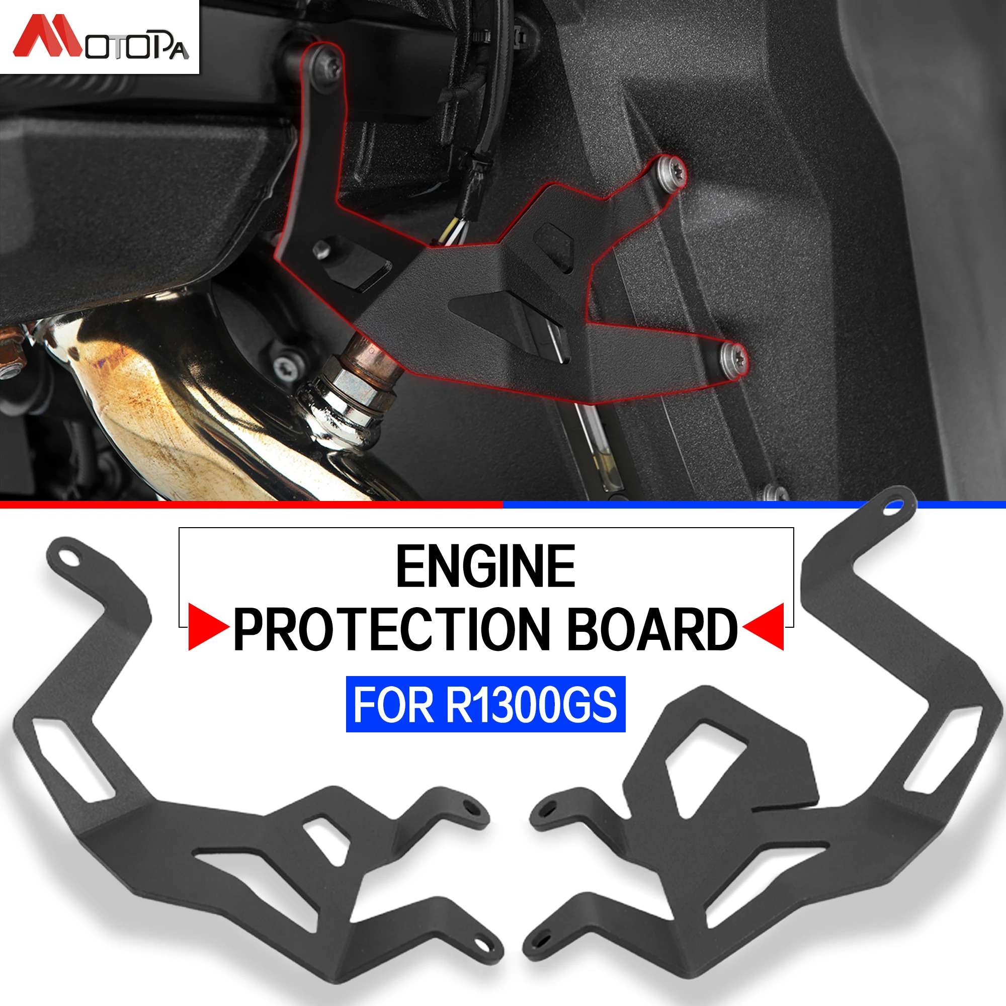 

For BMW R1300GS R 1300 GS 2024 2025 Motorcycle Sensor Guard Protector Engine Side Cover Lambda Probe Protection Grill ﻿