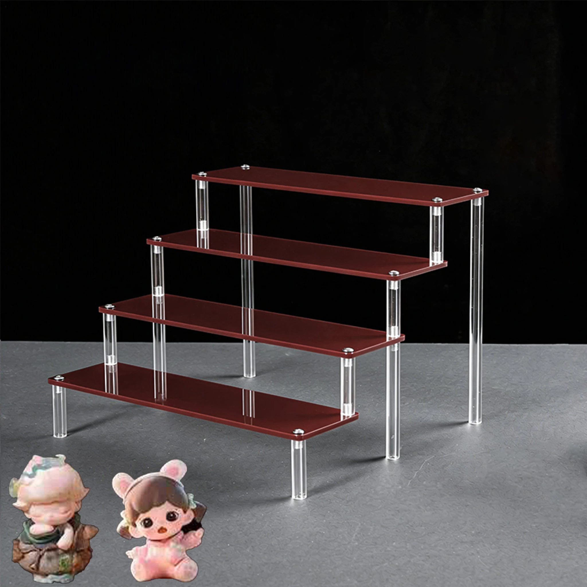 香水オーガナイザースタンド、アクリル製ディスプレイライザーシ - Pop Display Shelf のレビューと価格