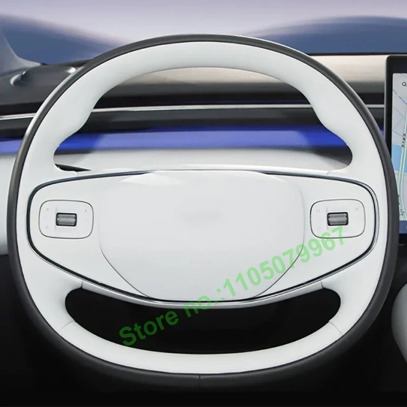 

Чехол на руль автомобиля из углеродного волокна и ПУ кожи, сшитый вручную, с противоскользящим покрытием, для Xiaopeng Xpeng G7 2025, аксессуары для интерьера