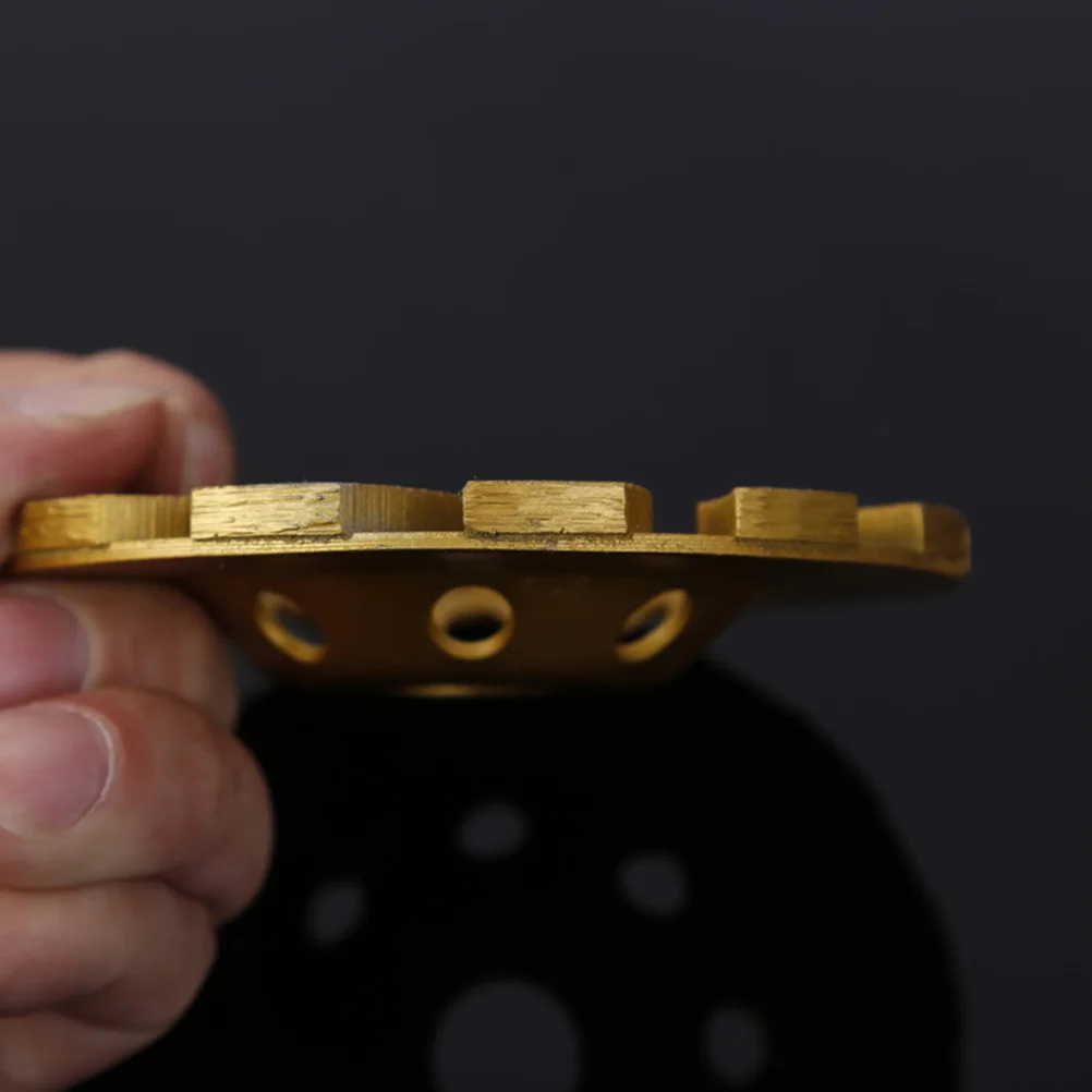 

2 шт. алмазные шлифовальные чашечные круги, однорядные сегментированные полировальные диски для отделки поверхности бетона, удаления эпоксидного клея, 100x20 мм