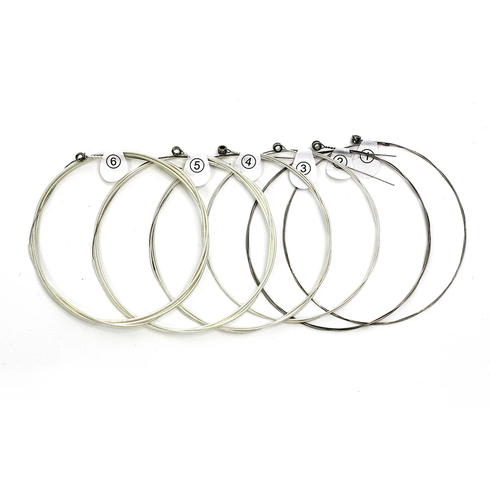 Ziko Acoustic Guitar Strings DUS-011 Hexagon Carbon Steel Core Silver Plating Acoustic Folk Guitar Strings Guitar Accessories