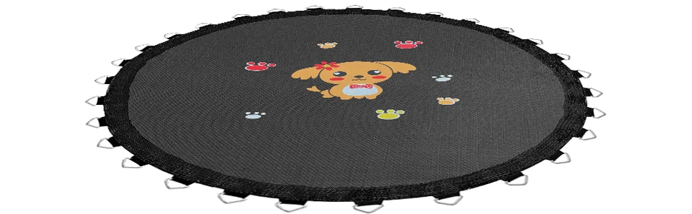 Description Picture 4 of item60" Trampoline for Kids, 5 FT Indoor & Outdoor Small Toddler Trampoline with Basketball Hoop, Safety Enclosure, Gifts Age 3-8