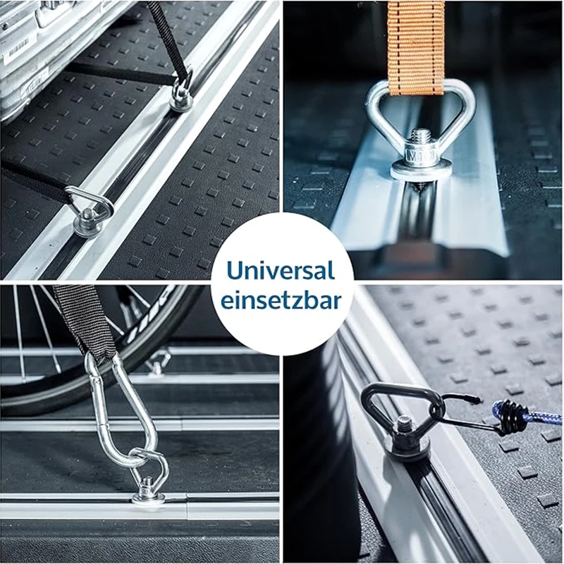 

1 Suite Rust Resistant Caravan Tent Fixed Sliding Rail Lifting Ring Cargo Fixed Lifting Ring Made Of 304 Stainless Steel For RV