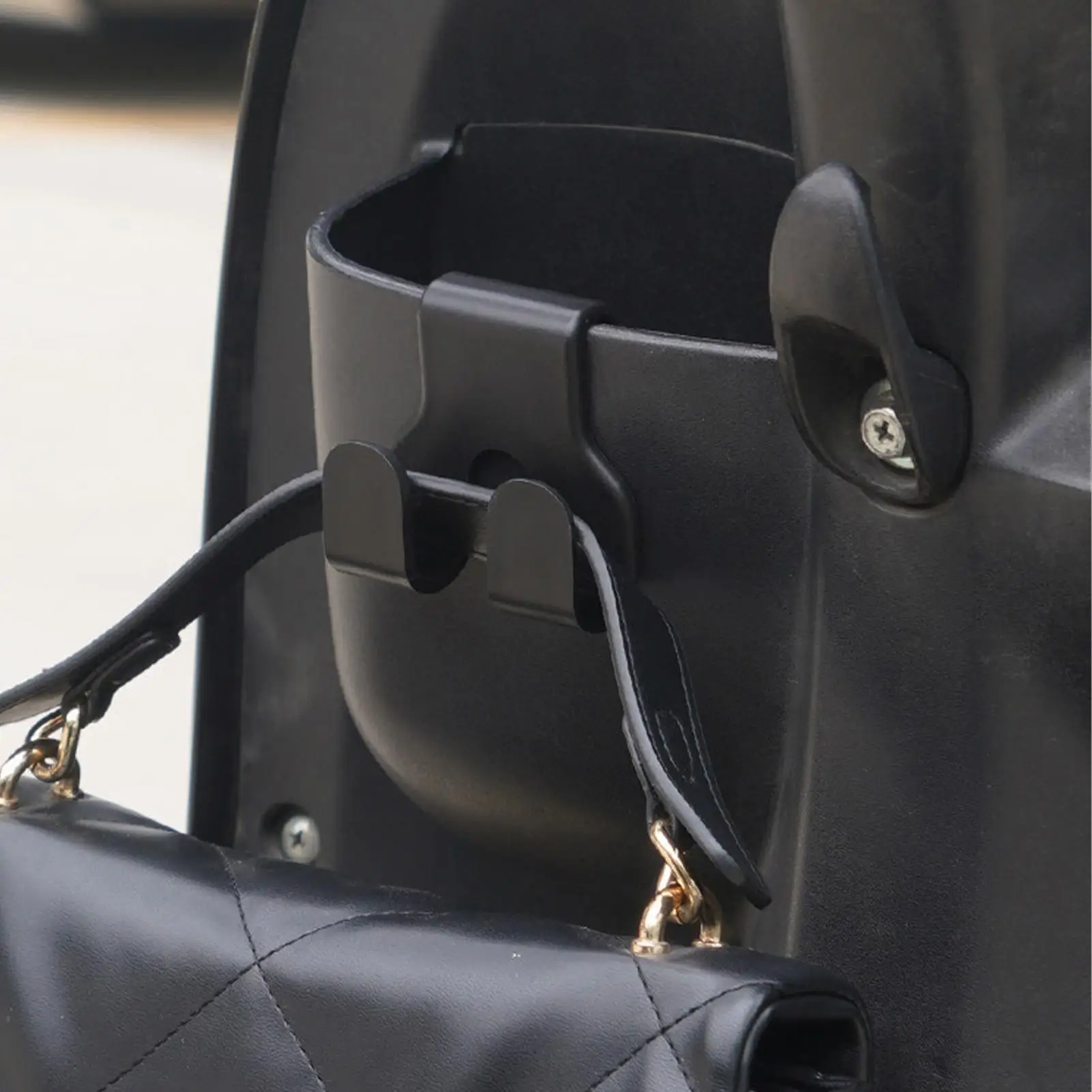 Universal Motorcycle Storage Box Hook Multifunctional Auto Hanging Duals Hook Large Load-Bearing ABS Hook Hanger