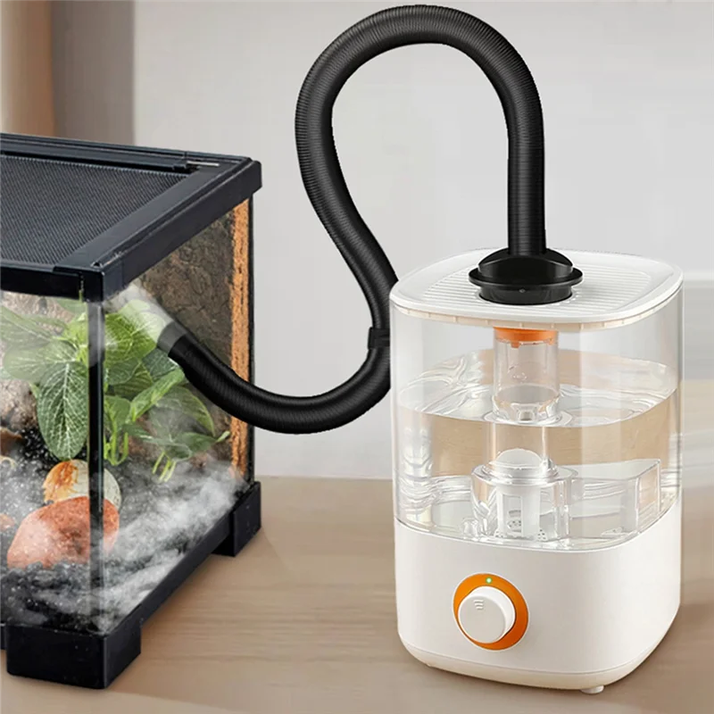 

ABKO-2.5L Reptile Fogger Mister, Reptile Humidifier With Integrated Water Tank Design For Reduced Leaking,Ultra Quiet