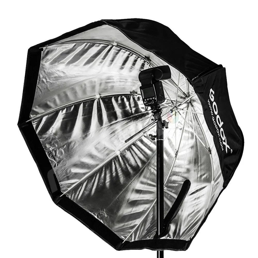 Godox 120cm / 47.2in Portable Octagon Softbox Umbrella Brolly Reflector for Studio Strobe Speedlight Flash
