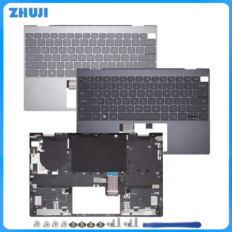 

Новый ноутбук для Inspiron 13 5310 с клавиатурой с подсветкой в США, упор для рук, верхняя верхняя крышка, сменные аксессуары, чехол