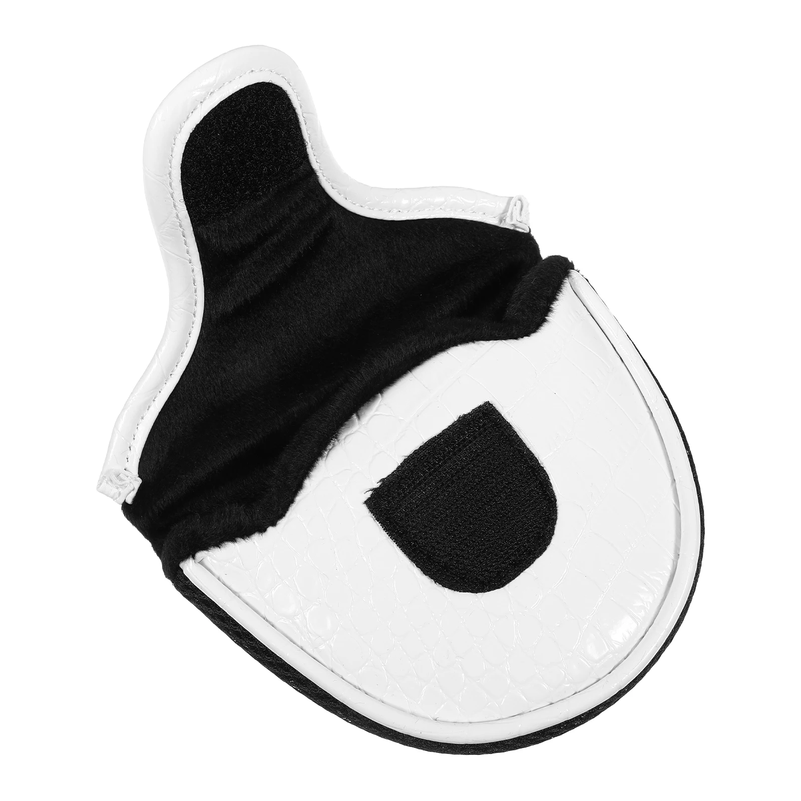 

Golf Club Head Cover Putter Protector Sleeve PU Material Vibration Reduction Long Lasting Golfers Golfs Pusher Universal Semi
