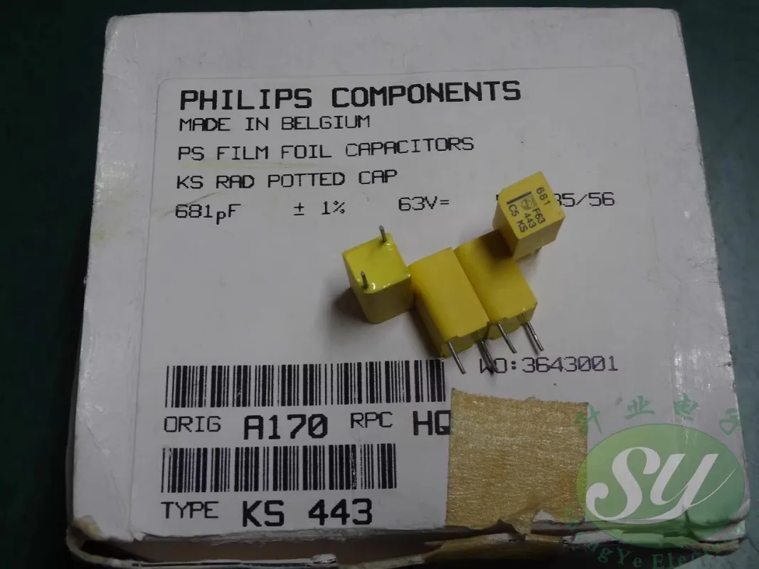

5PCS 0.00068uf/63v 680pf n68 681 New 1% precision diagonal film capacitor