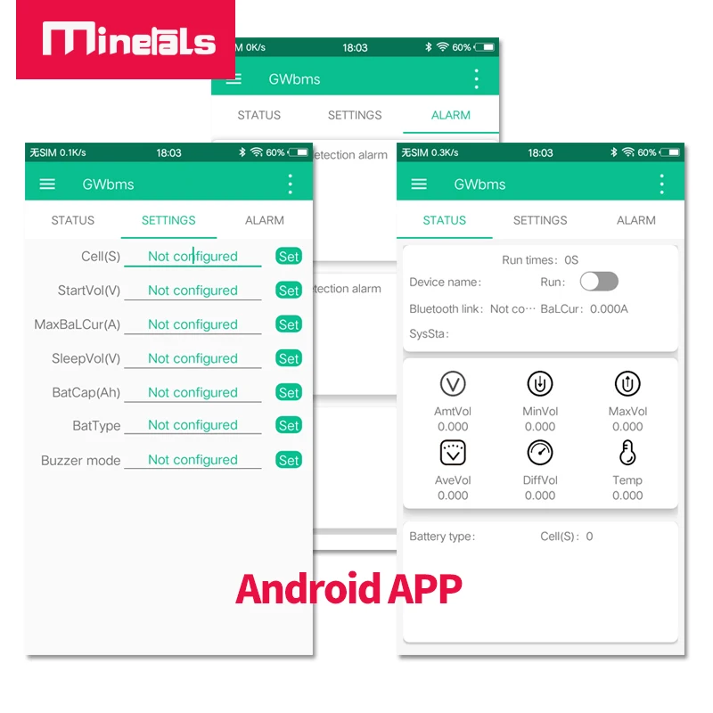 Thông Minh Pin Lithium Equalizer Li Ion Lipo LiFePO4 4S-24S 10S 16S 13S 8S 4A 36V 48V 60V 24V Hỗ Trợ Bluetooth Hoạt Động Cân Bằng
