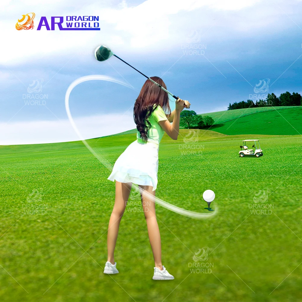 Customized Golf Training Aid Infrared Screen Golf Simulator System