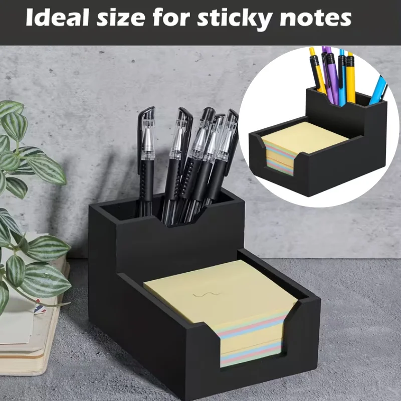 

Memo Box Storage Sticky Note Holder Multi Purpose Notepad Office School Home Organizer Compact Convenient To Carry Storage Tool
