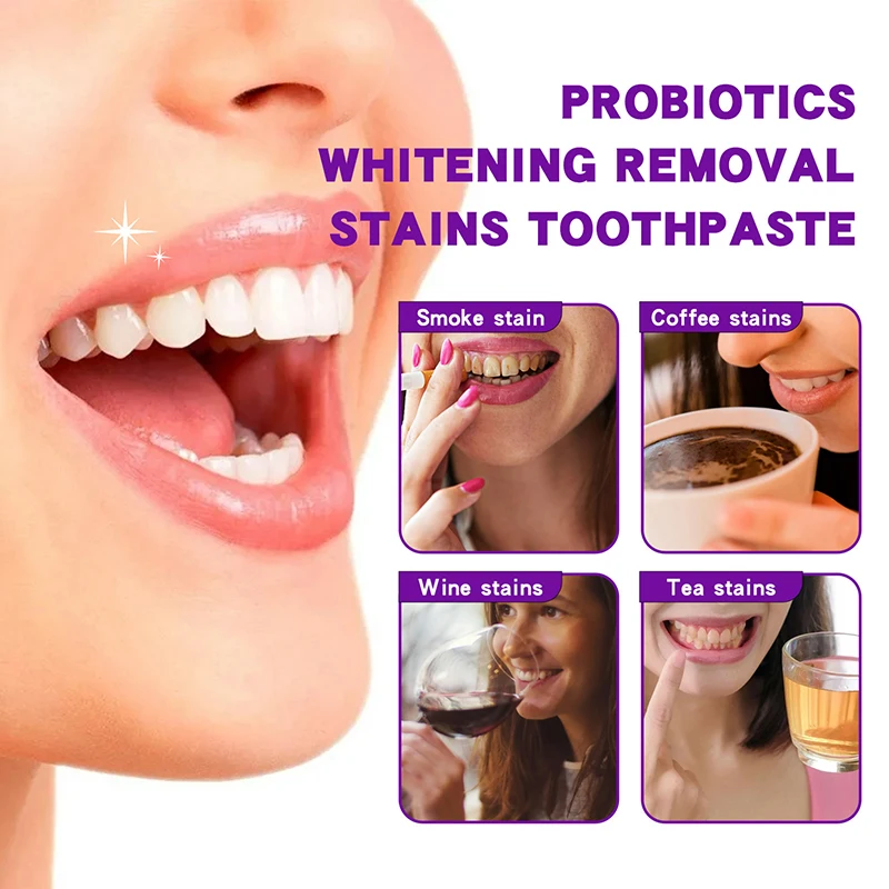 Probiotics Tooth Repair Toothpaste Effective Repair Decayed Bad Tooth Toothpaste Whitening Teeth Fresh Breath Care Toothpaste