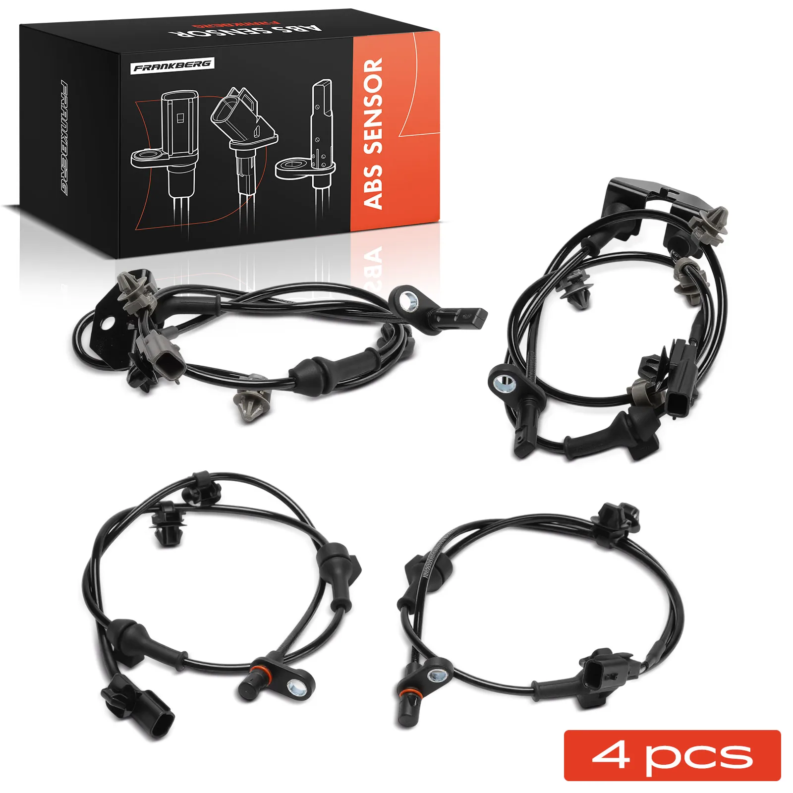 Frankberg 4x ABS vooras en achteras voor Suzuki Swift IV FZ NZ 1.2L 1.6L Bj vanaf 2010 31579 BAS8555 295235 51807