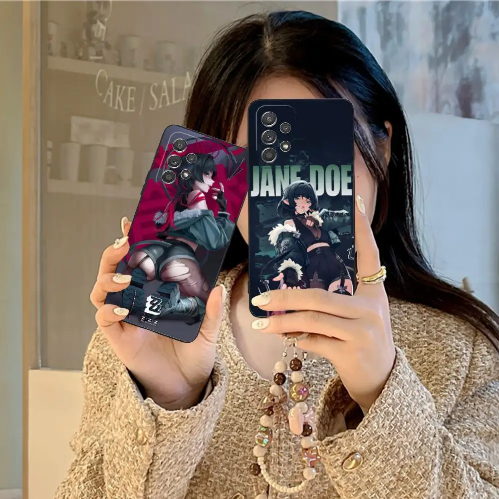 

Чехол для телефона Zenless Zone Zero Jane Doe для Samsung Galaxy A73 72 71 70 56 55 54 53 52 36 35 34 23 16 15 5G Цветной защитный
