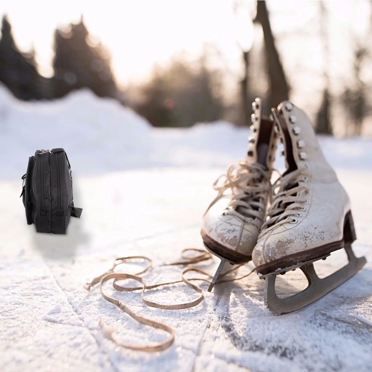 

Защитная сумка для роликовых коньков, сумка для хранения льда, прочный полиэстер, сумка для уличного использования, сумка для роликовых коньков, сумка для роликовых коньков
