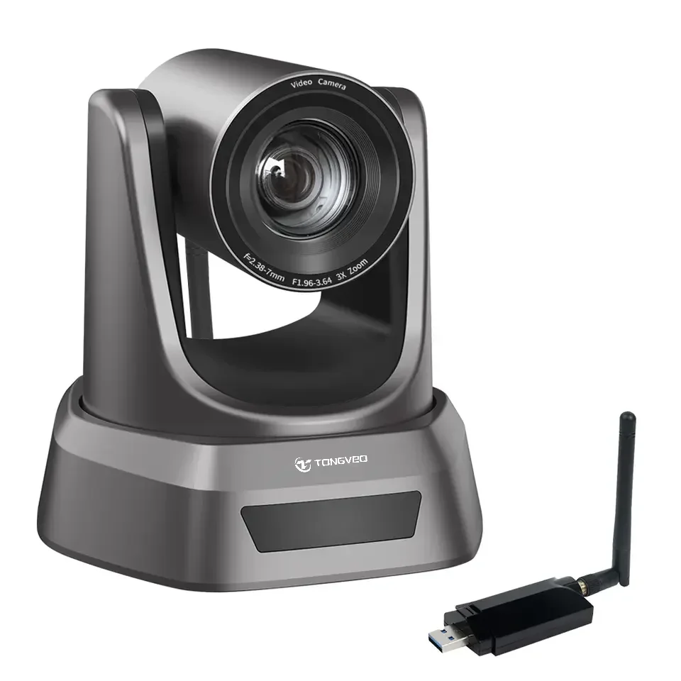 5.8G Wireless Conference Camera 3x Optical Zoom USB3.0 1080p Conference PTZ Camera For Small Meeting Room