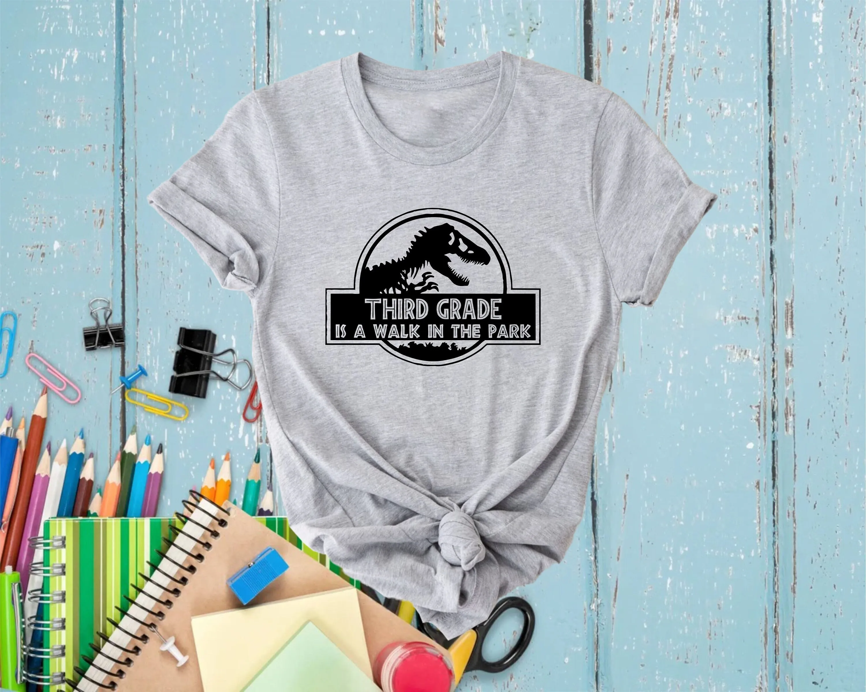 Third Grade Is A Walk In The Park T shirt Last Day of School Back to 3rd Teacher End Year