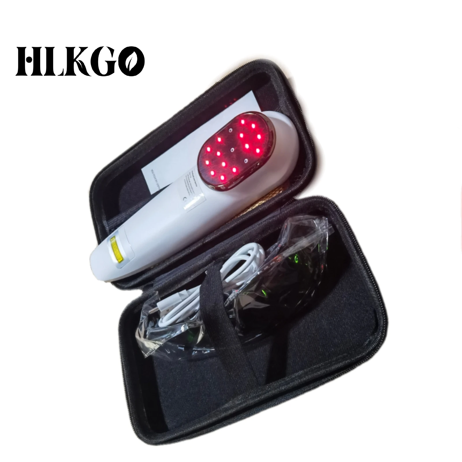 

HLKGO Laser Technology to Soothe Carpal Tunnel & Arthritis, Portable 650nm 808nm Pain Management Device