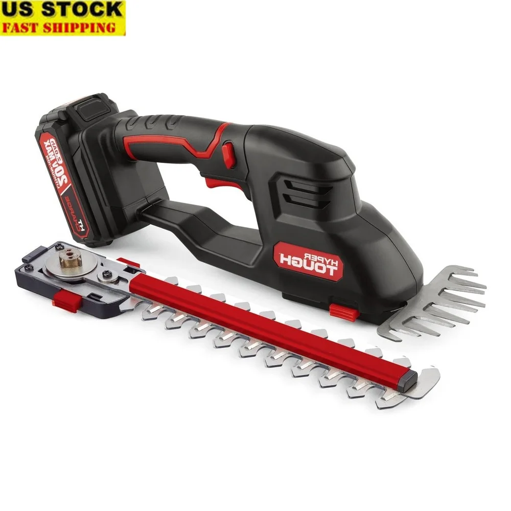 

20V Cordless Shear Shrubber 5in Shearing Blade 9in Shrubber Blade Lithium-ion Battery Charger Lightweight Garden Tool
