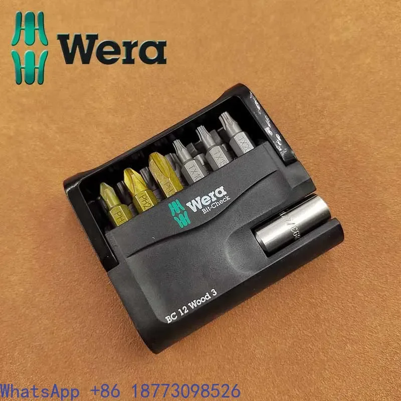 

Немецкий специальный набор головок Wera Vera Bit-check12 для деревянных заготовок 05057426001