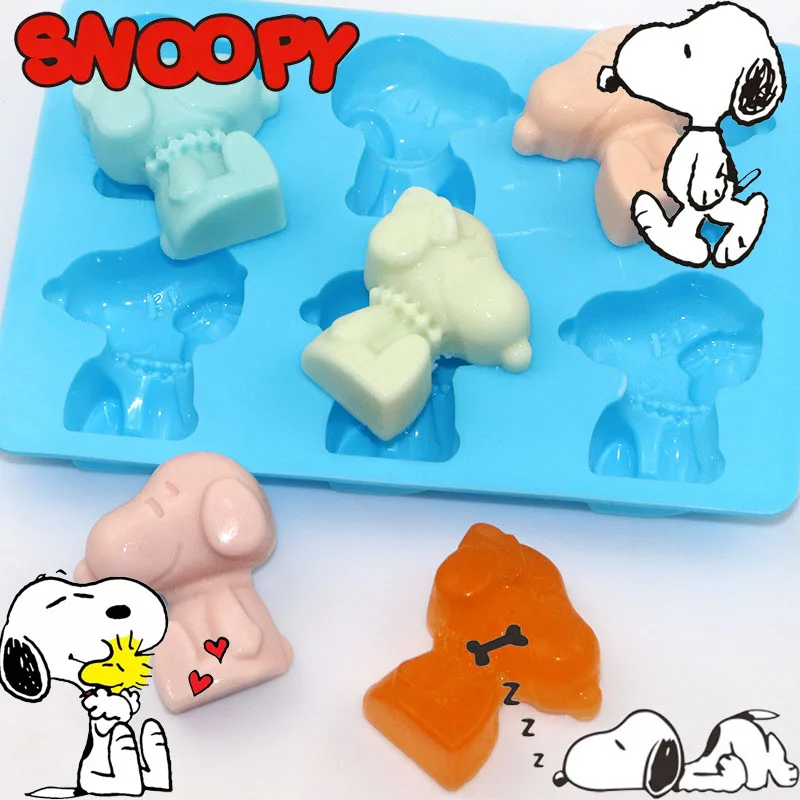 Snoopy Cake Mould Silicone Cake Mold Homemade Cocoa Chocolate Mold DIY Handmade Soap Mold for Candle Creative Gifts