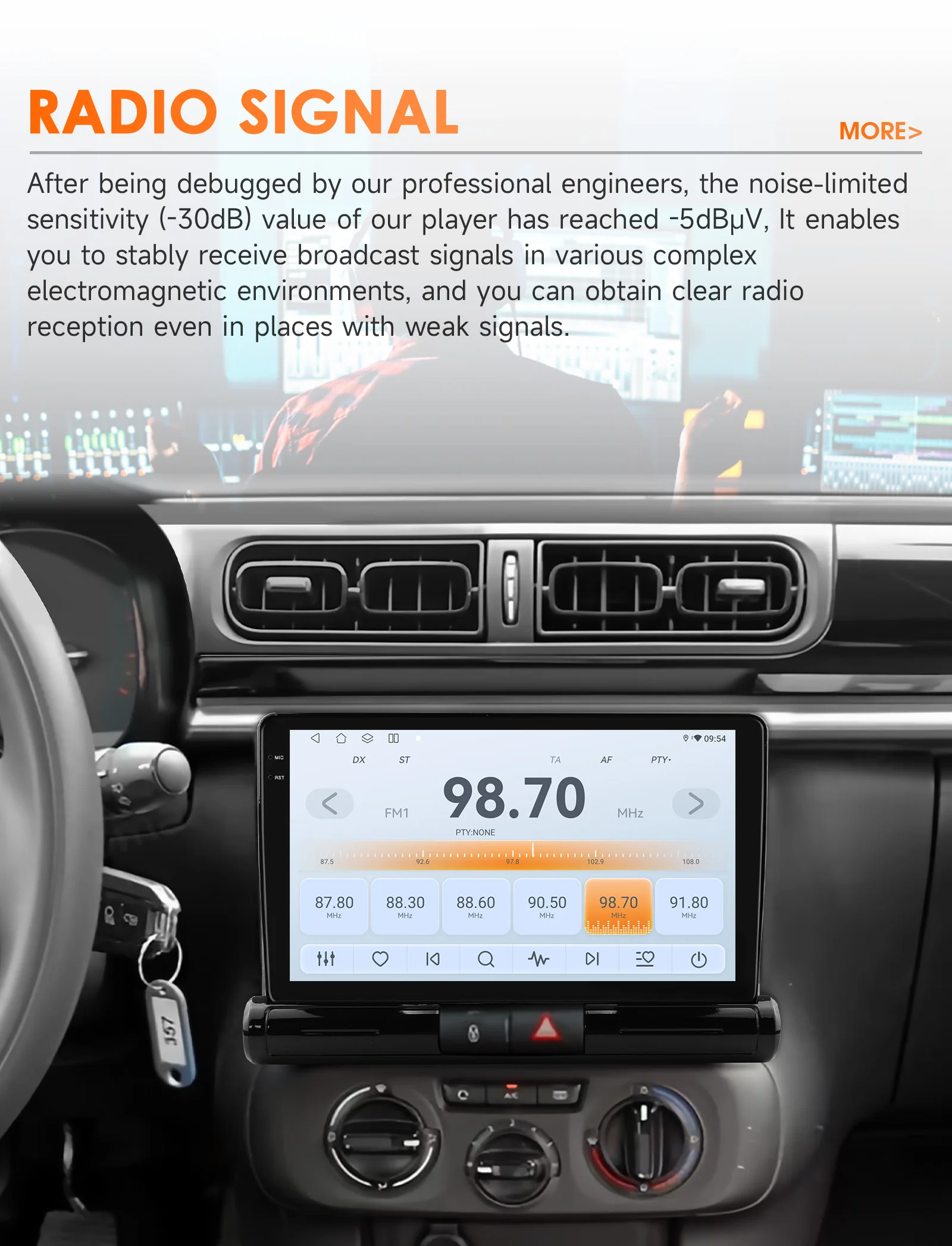 Hizpo CarPlay 4G 6115 AI-Systeme Android 14 Autoradio für Fiat Ducato 3 2006-2022 Multimedia-Videoplayer GPS 2 Din Autoradio – Detail 23