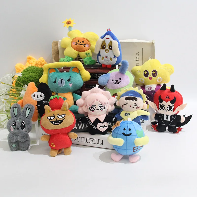 

Thailand GMMTV CP Plush Keychain Cartoon Cute Filling PP Cotton Pendant JAIDEE BABII WIN ForceBook AouBoom Fans Birthday Gift