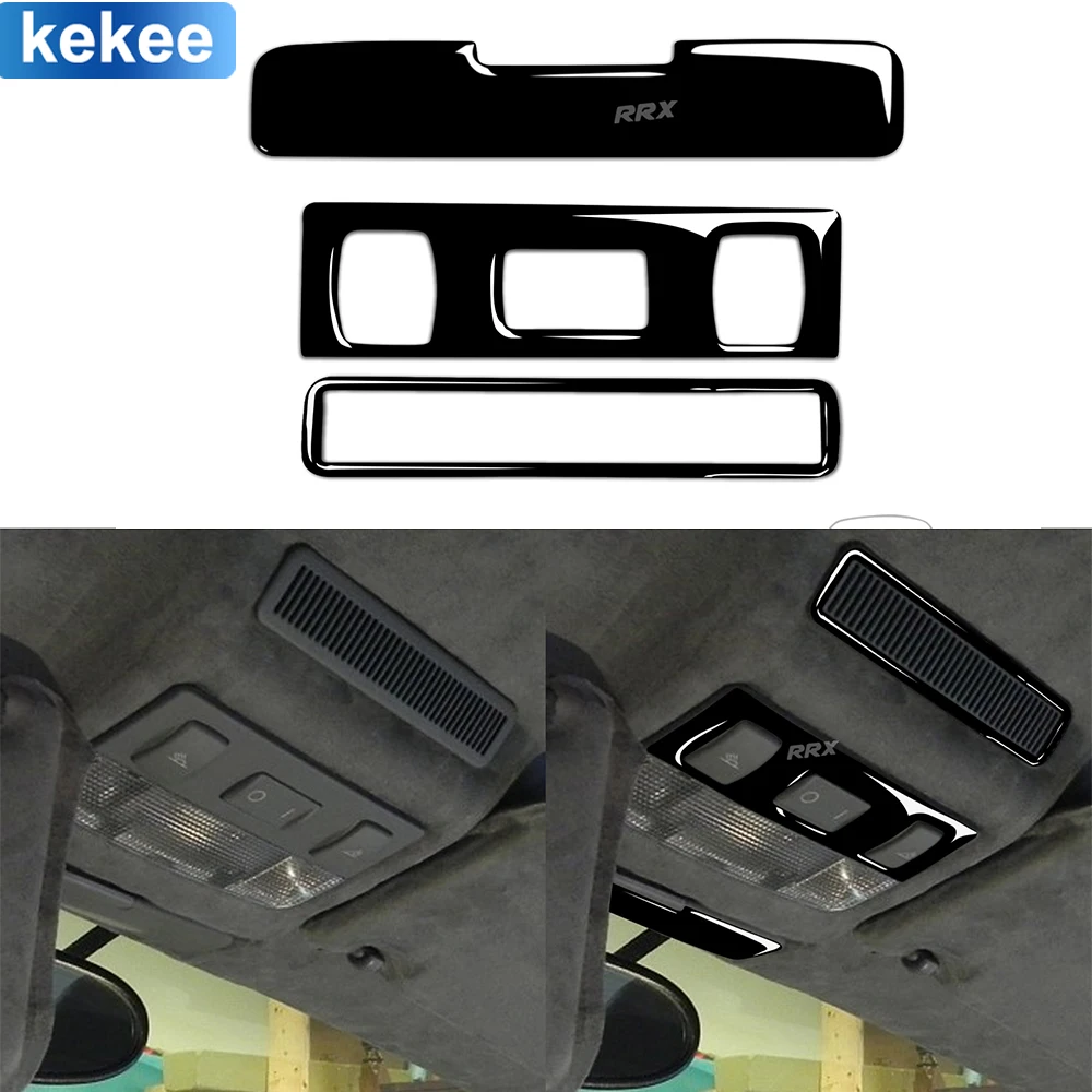 

For Audi TT 8N 2001 2002 2003 2004 2005 2006 Reading Light Frame Cover Piano Black Sticker Car Interior Moulding Accessories