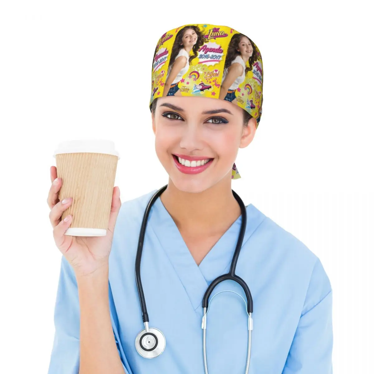 Agenda 2016-2017 Soy Luna Touca Cirúrgica Ajustável para Médicos, Dentistas e Enfermeiros (Masculina e Feminina)