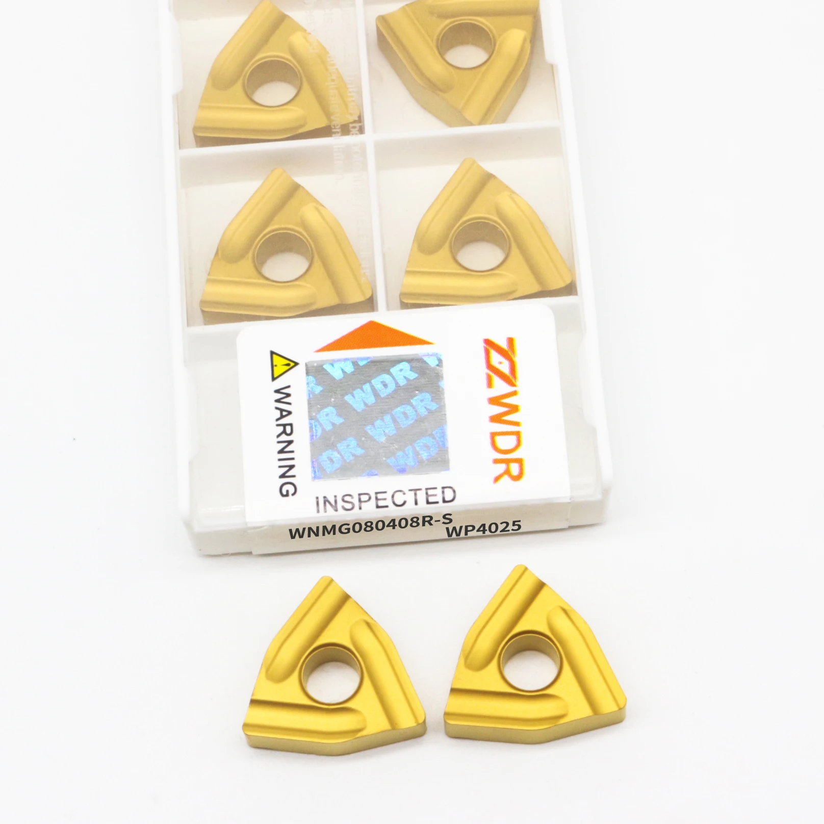 10 pezzi WNMG 080408 RS WP4025 Utensile da tornio per parti in acciaio Inserti in metallo duro Utensile da tornio esterno Inserto in metallo duro Taglierina per tornio