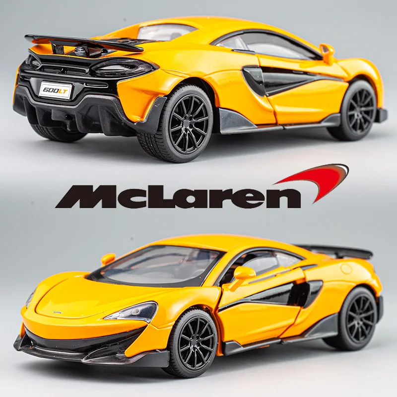 1:32 McLaren 600LT Alloy Sports Car Model Diecasts & Toy Vehicles Metal Toy Car Model High Simulation Collection Gift