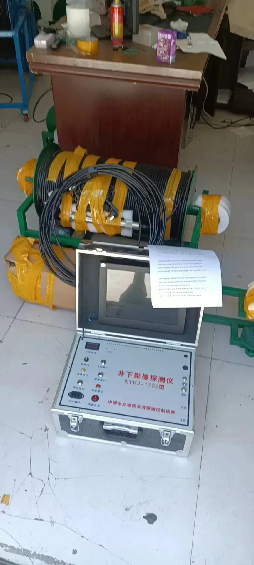 KYKJ-1702 เครื่องตรวจจับภาพทีวีใต้น้ํา/ใต้ดิน