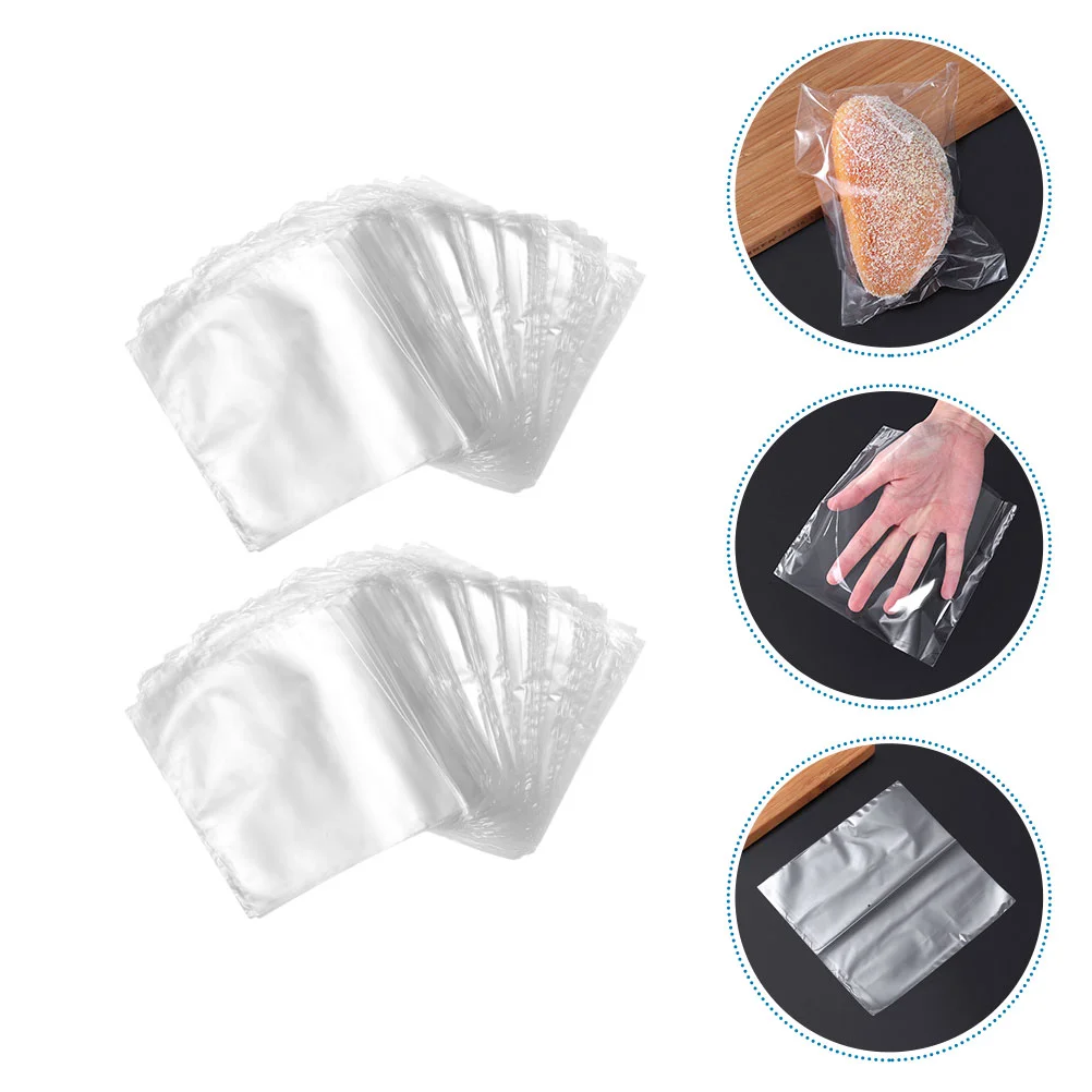 200 Pcs Plastic Film Shrink Bag Waterproof Laminating Films Heat Bags Christmas Shrinkable Wrapping