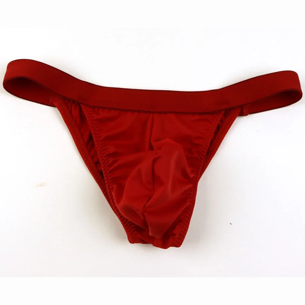 

Soft Breathable For Daily Use Low Waist Panties Ice Silk Briefs Daily Wear High Stretch Low Waist Nylon Fabric