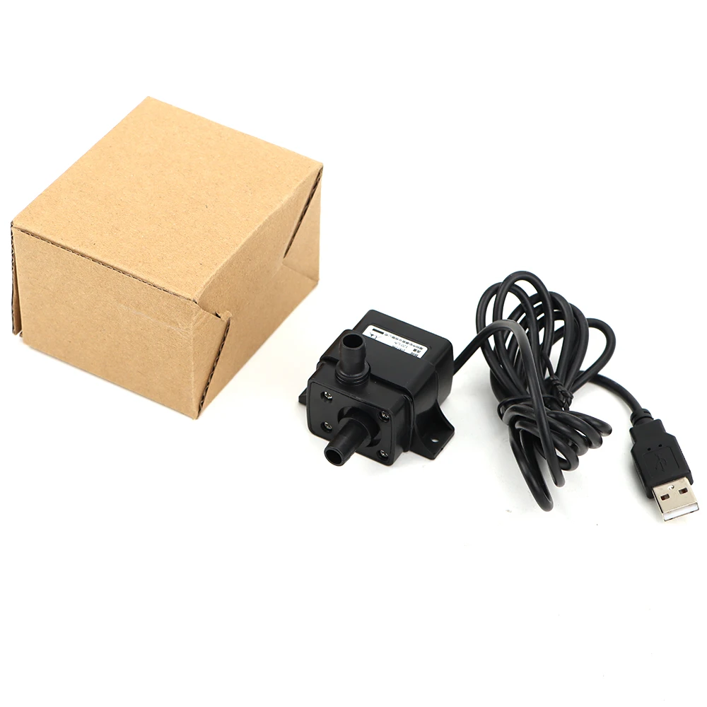 Ultra-cicha 5V Usb małej pompy 120L/H Mini zanurzalna domowa pompa wodna do zbiornik do hodowli ryb fontanny staw akwarium
