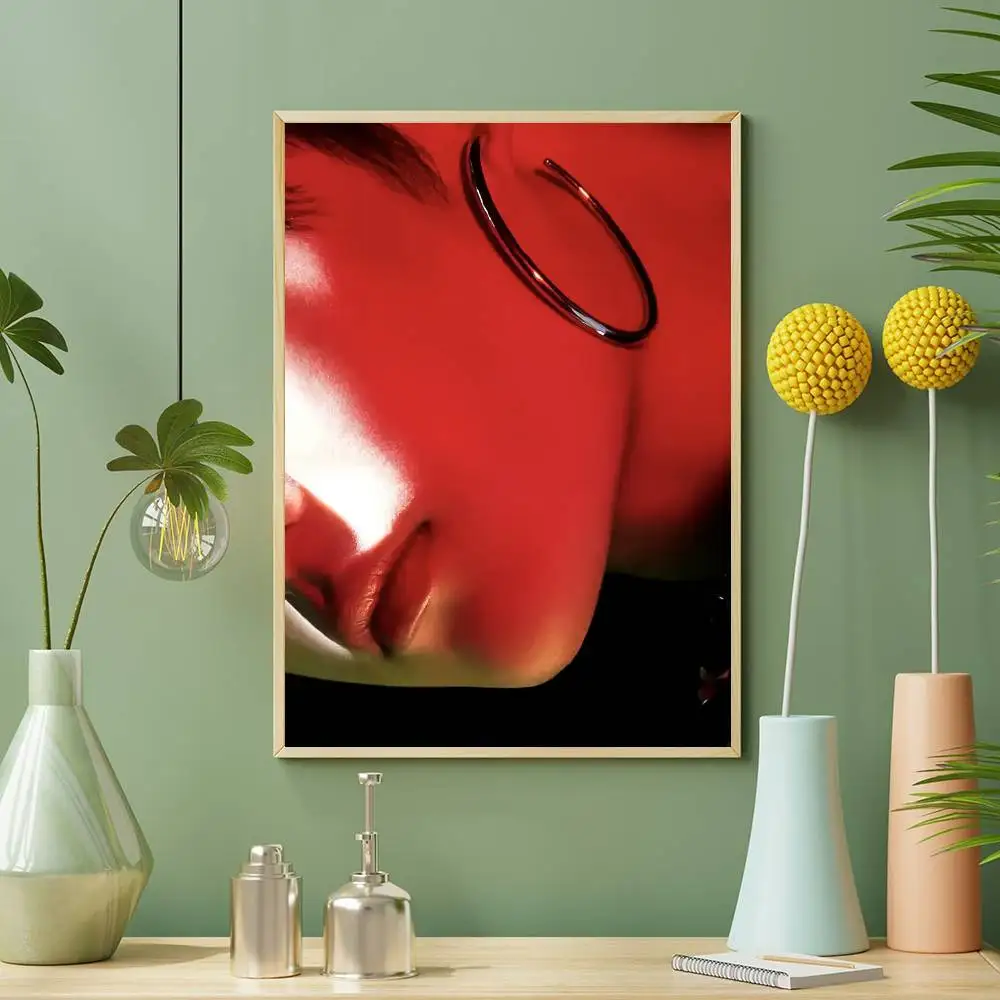 ملصق Yibo W-Wang الممثل عالي الدقة جداري لاصق مقاوم للماء لغرفة المعيشة المنزلية وغرفة النوم والديكور الجمالي