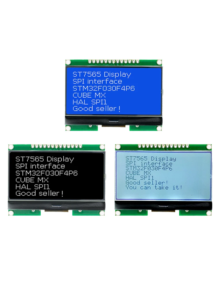 Lcd12864 12864-06D, 12864, moduł LCD, COG, z chińską czcionką, ekran z matrycą punktową, interfejs SPI — zdjęcie 2