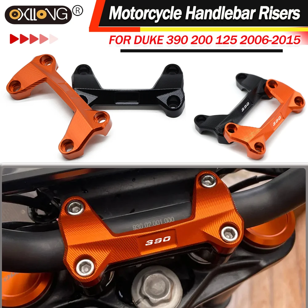 

For DUKE 125 200 390 DUKE200 DUKE390 DUKE125 For BAJAJ DOMINAR 250/400 Motorcycle Accessories Handlebar Risers Top Cover Clamp