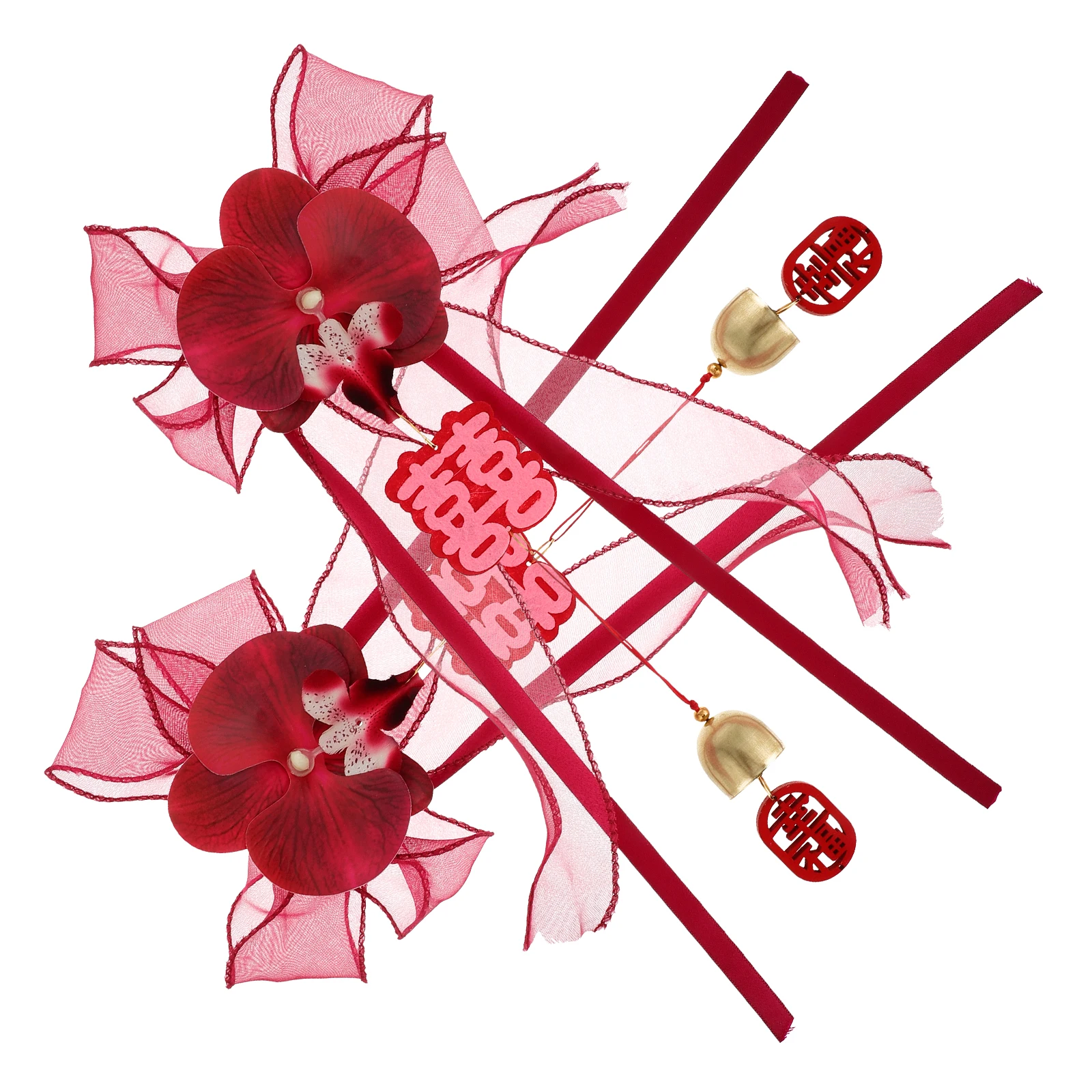 

2Pcs Wedding Tied nament Curtain Buckle Artificial Curtain Holdback Decor Drapery Floral Floral Tiebacks