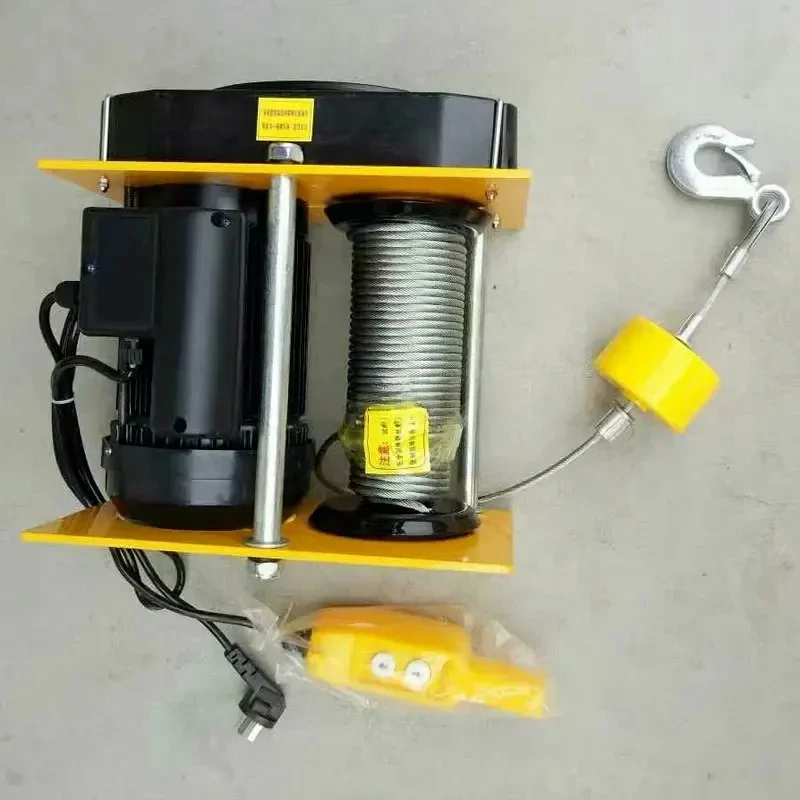 for Factory Wholesale Lifting Equipment 220V 380V 30m 60m 100m Electric Wire Rope Hoist Block Crane Winch