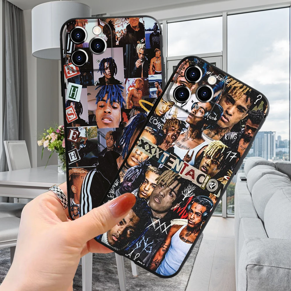 Rapper XXX-TENTACION Iphone Case For Iphone 13 14 11 12 Pro 8 7 Plus 13 Pro MAX SE2020 6 Plus XR XS Covers