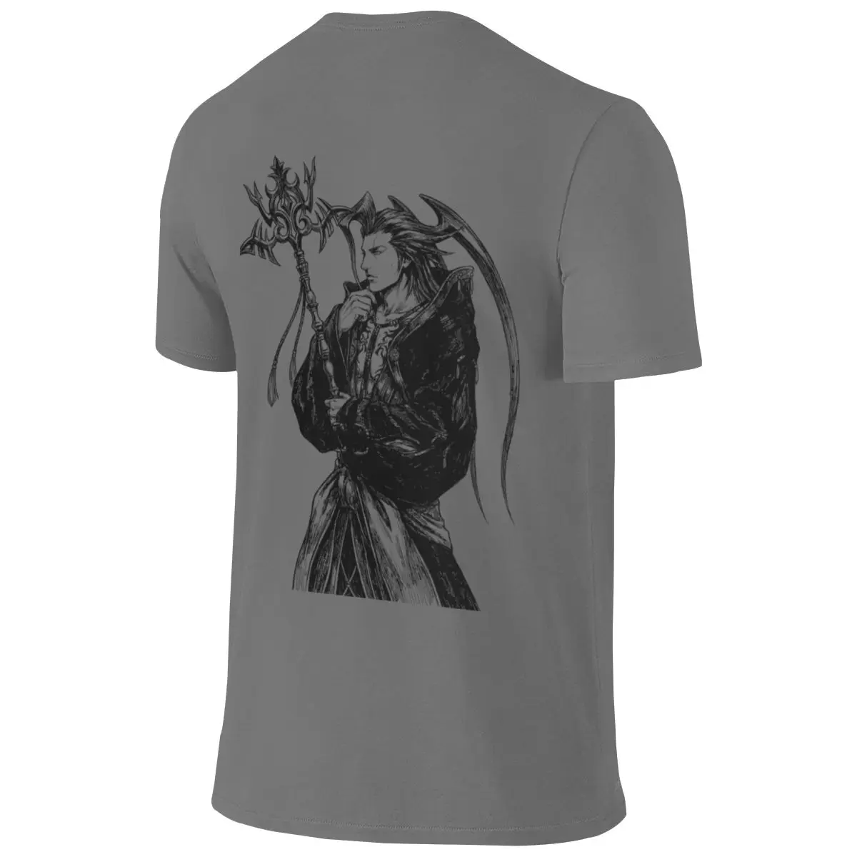 Seymour Guado Final Fantasy X FF10 FFX Fanart Campus Style Reversible T-shirt Artistic Girl No Curling Women's T-shirts
