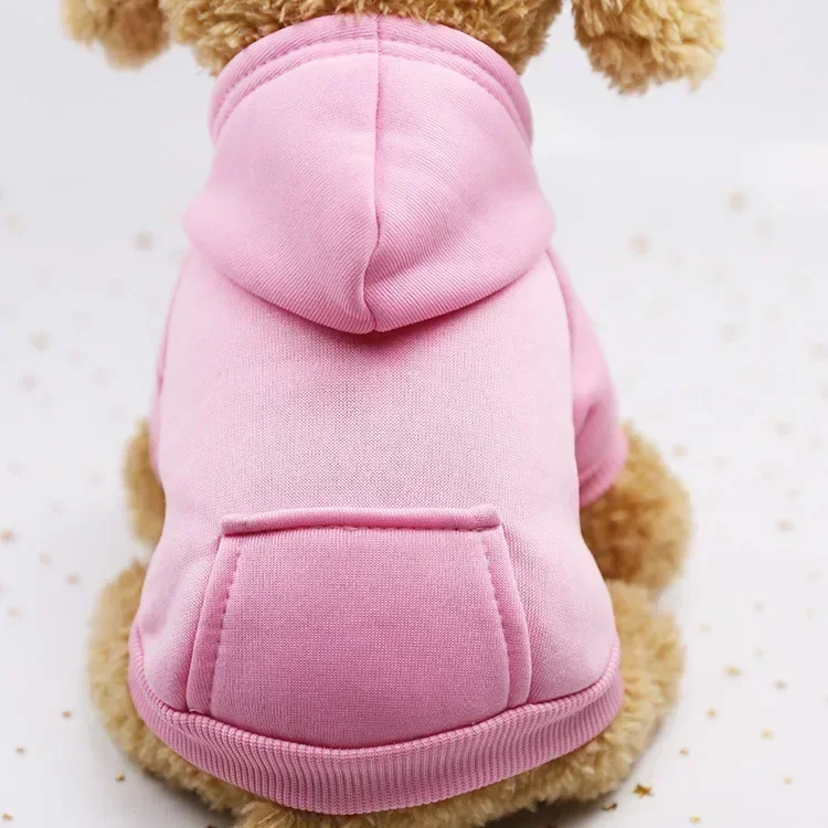 Dog Supplies Clothes for Medium Small Breed Puppies Hoodie Winter Warm French Bulldog Teddy Hooded Sweatshirt Pet Costume